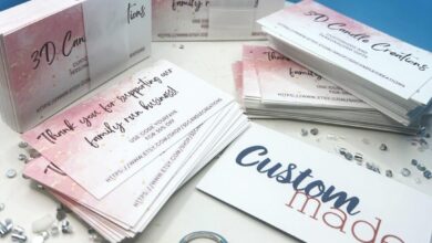 Custom Business Card Printing Personalize Any Image Font Easy Personalized Business Cards Round or Square Corner Boss Entrepreneur Card by 3DCandleCreations