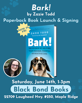 Bark! is Coming in Paperback and You Are Invited to the Book Launch