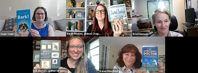 Loving and Losing Pets with E.B. Bartels, Rev. Sarah Bowen, and Karen Fine, DVM, at Bark! Fest