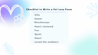 How to Write a Pet Loss Poem to Heal Your Grief