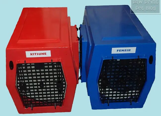 A 4 Year Update On Our Spray Painted Plastic (Ruff Land) Dog Crates – Paw Print